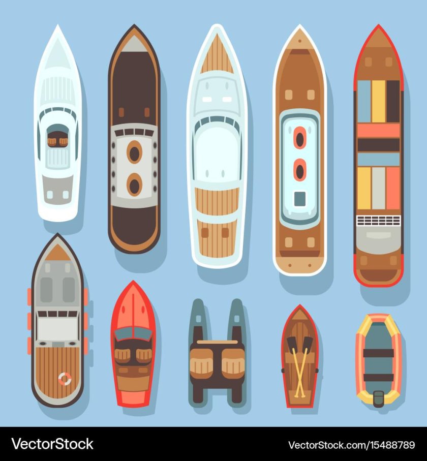 Корабль вид сверху