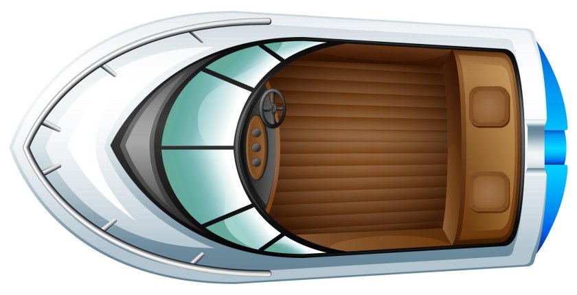 Лодка вид сверху