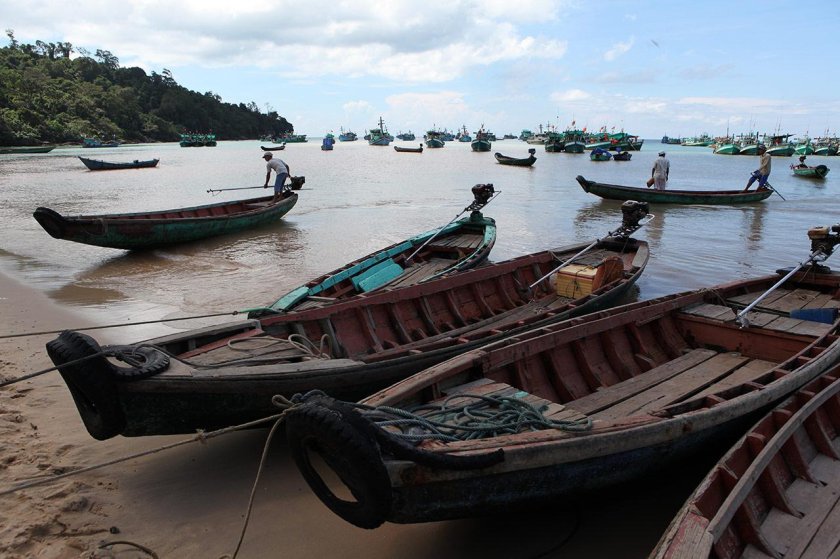 Рыбацкая лодка Вьетнам