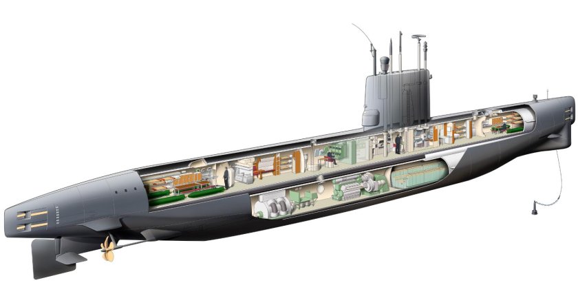 Подводная лодка 949а Антей