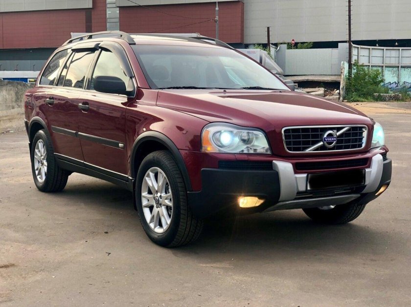 Вольво xc90 бордовая