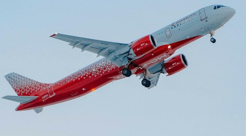 МС-21 В ливрее авиакомпании Россия