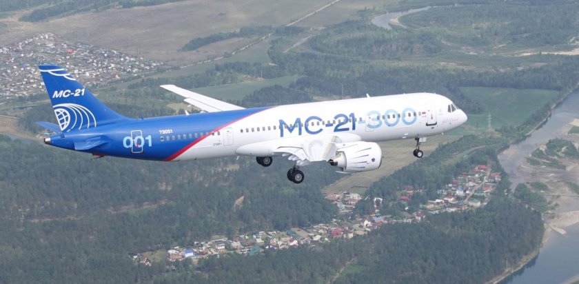 МС-21 пассажирский самолёт