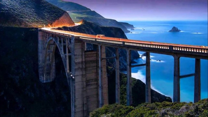 Мост Биг сюр Калифорния