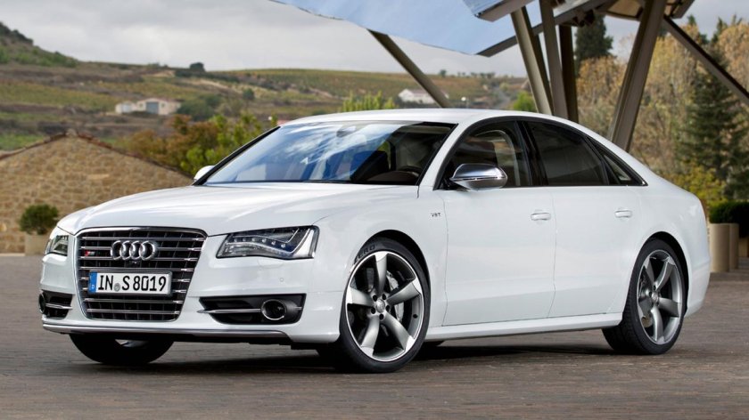 Ауди а8 белая