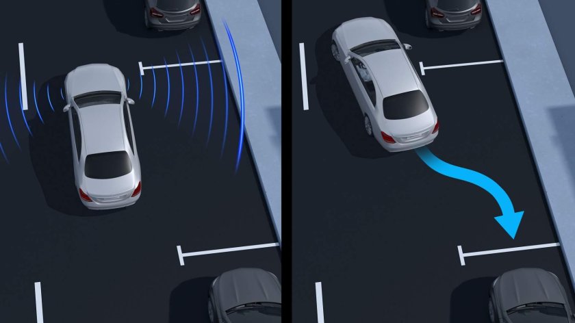 Полуавтоматический Автопилот при парковке