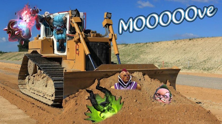 Бульдозер Сток