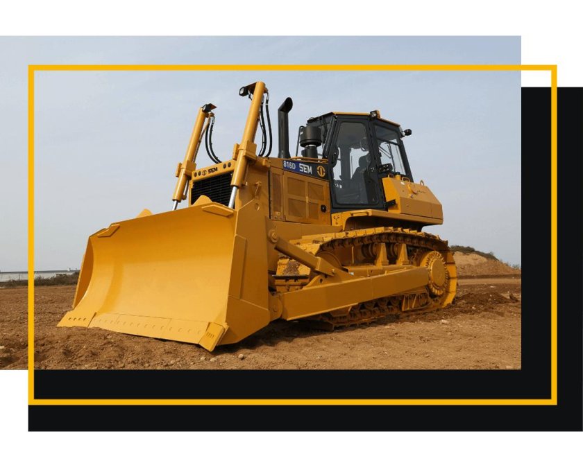 Гусеничный бульдозер