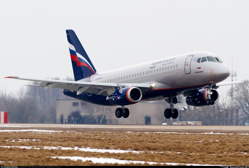 Суперджет самолёт Аэрофлот