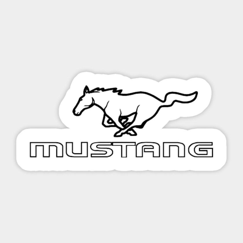 Mustang значок