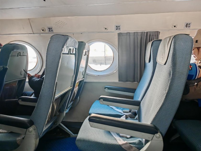 Ан24 самолет салон