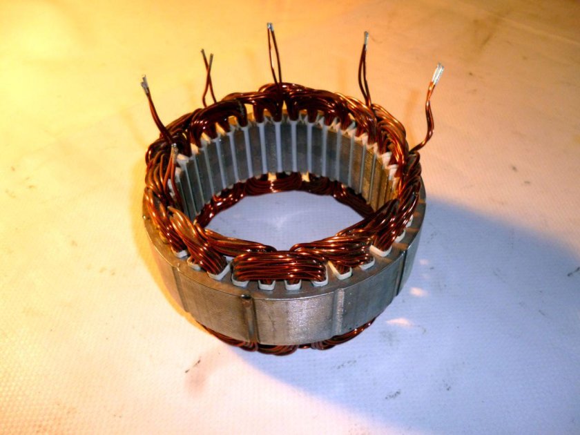 Обмотка (статор генератора 100а ген.5122,5102) ПРАМО