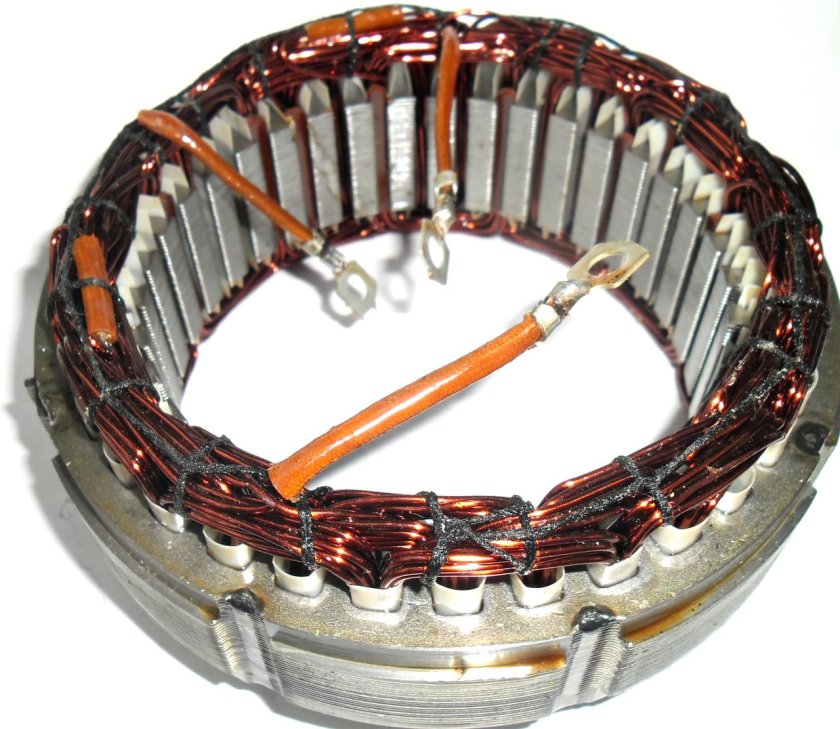 Обмотка (статор генератора 100а ген.5122,5102) ПРАМО