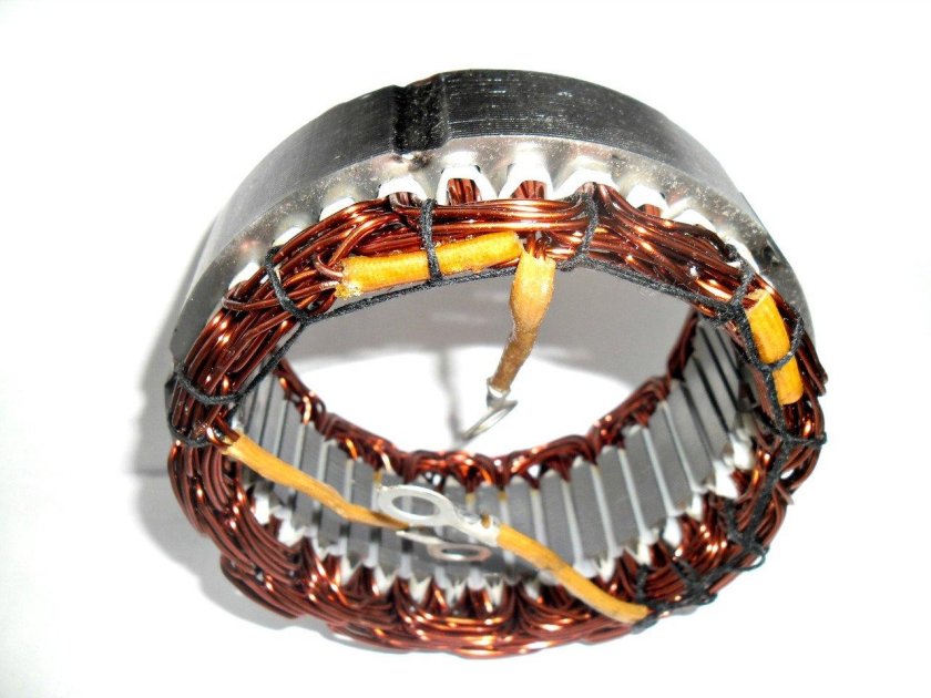 Обмотка (статор генератора 100а ген.5122,5102) ПРАМО