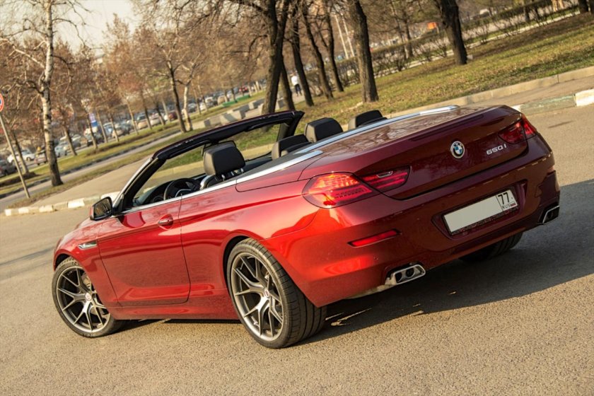 БМВ м6 кабриолет красный