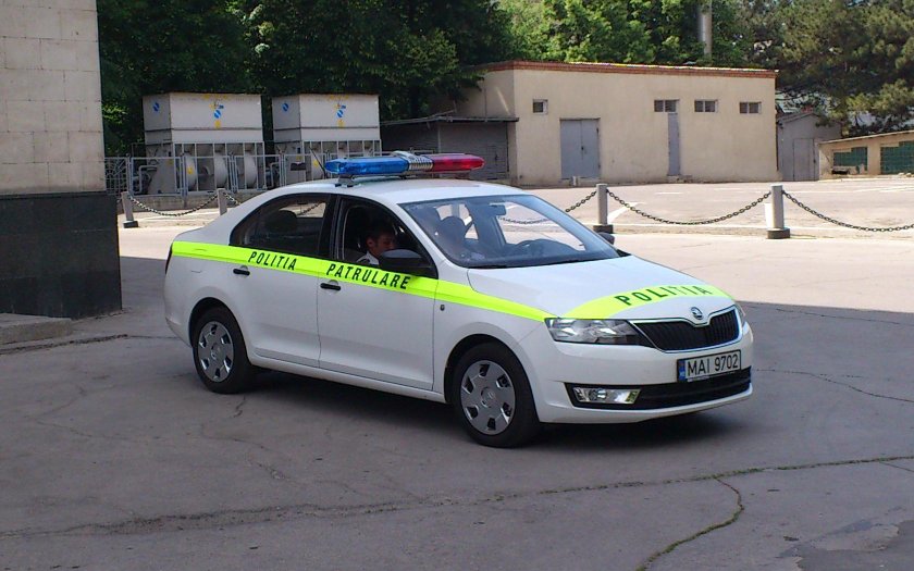 Полицейская Skoda Rapid