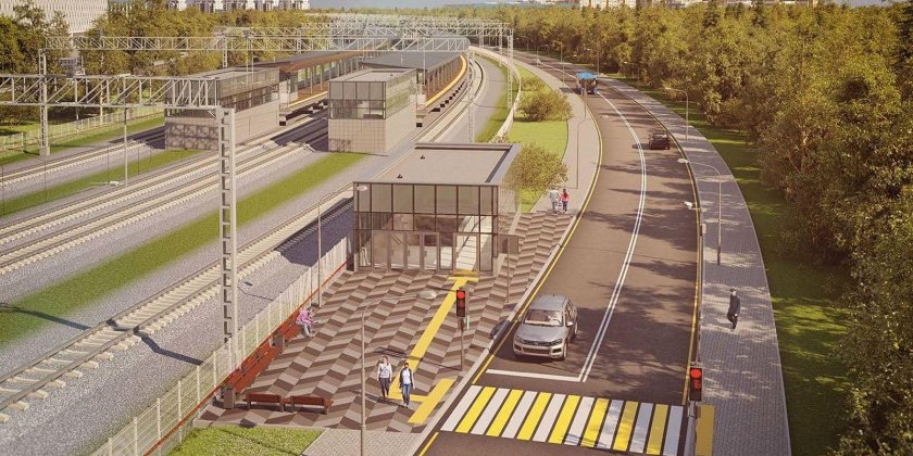 Станция железнодорожная мцд 4