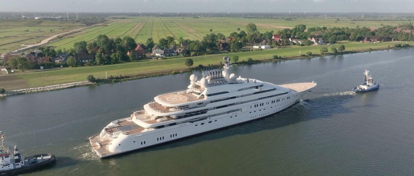 Яхта dilbar алишера усманова