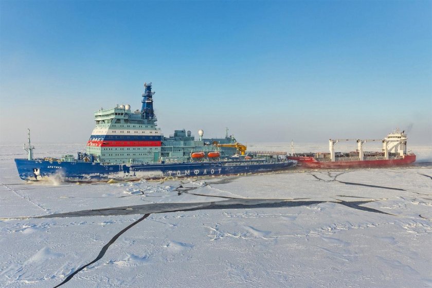 Росатомфлот арктика ледокол