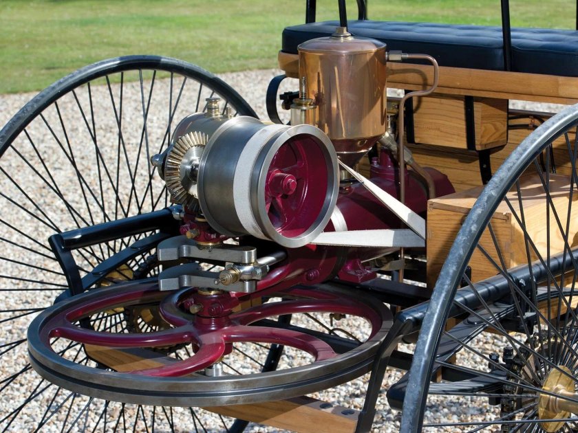 Benz Patent-Motorwagen 1886 двигатель