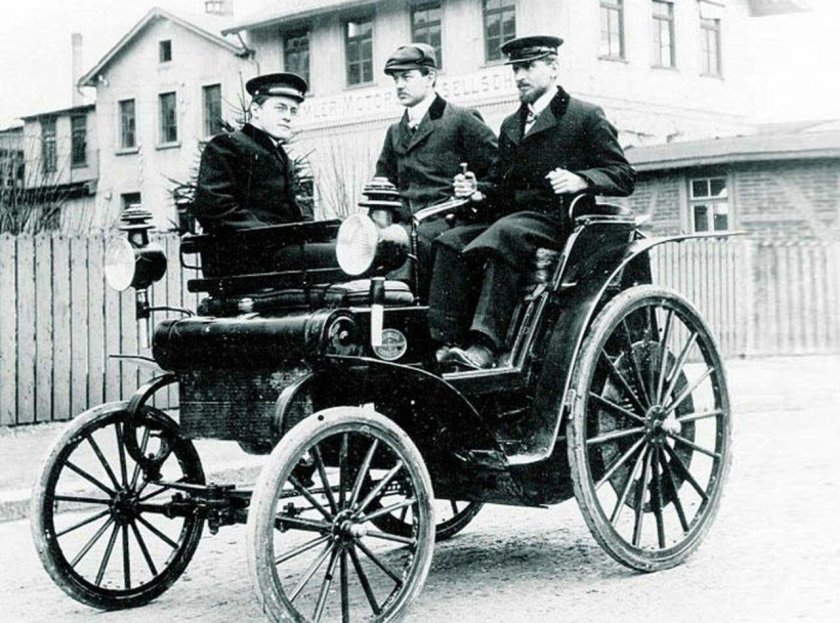 Карл Бенц, Готлиб Даймлер и Вильгельм Майбах