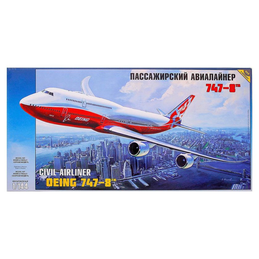 Модель сборная "Боинг 747-8"