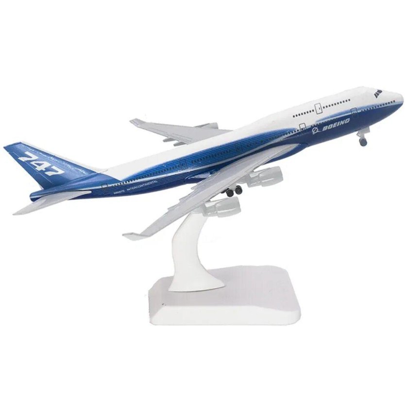 Металлическая модель самолета boeing 747