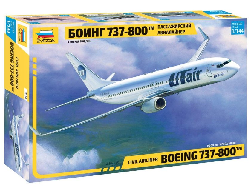 Сборная модель самолета Боинг 737-800