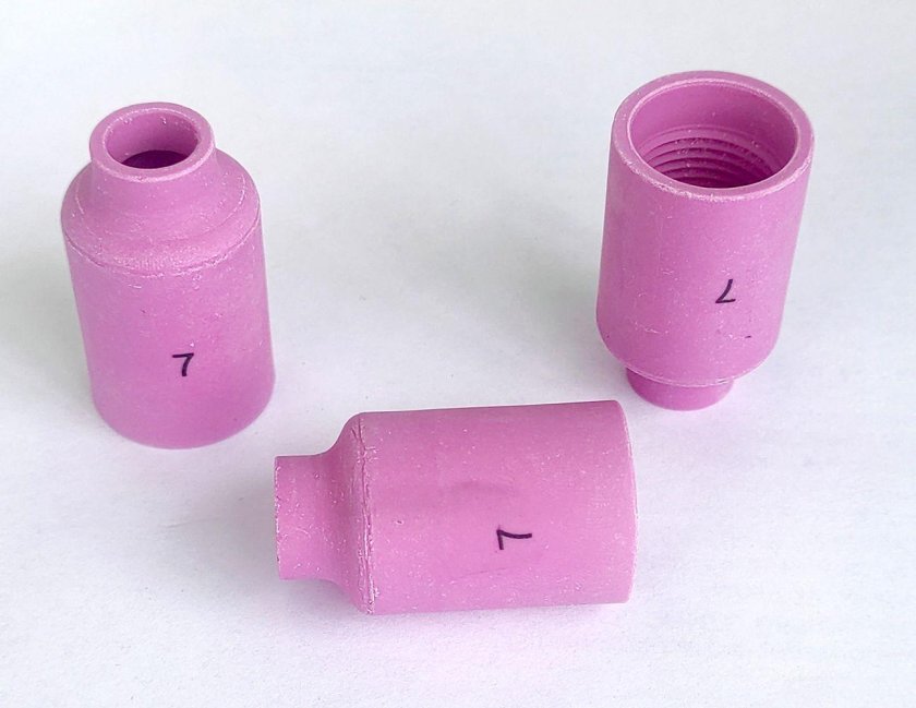 Сопло газовая линза для Tig 17-18-26 MTL №8 d12,5мм l42мм керамика