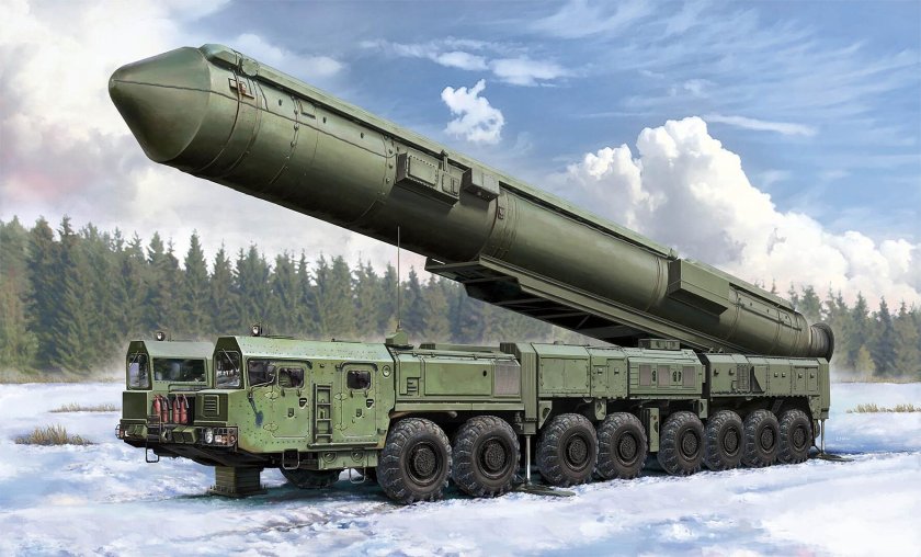 15u175 Tel of RS-12m1 Topol-m ICBM Complex
