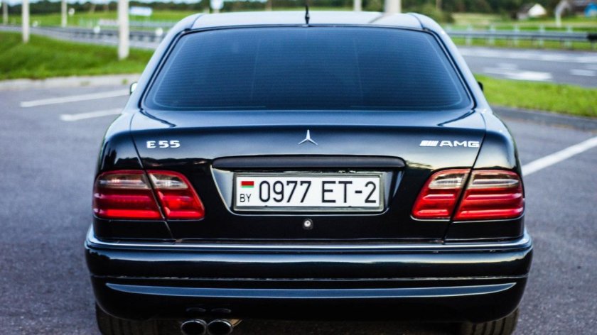 W210 синий металлик