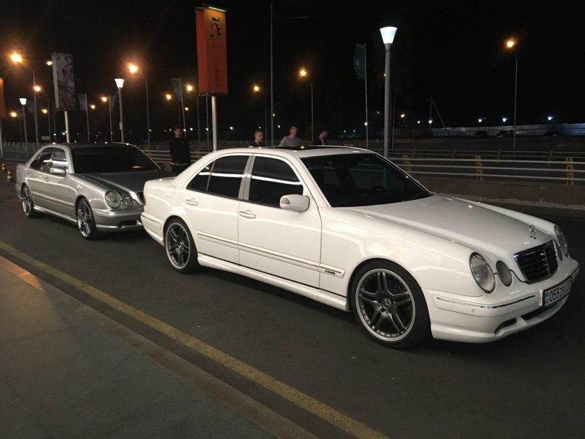 Мерседес w210 AMG белый