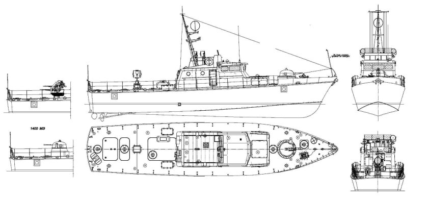 Катер пр.1400 гриф