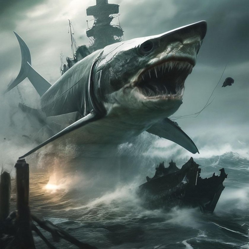 Картина акула