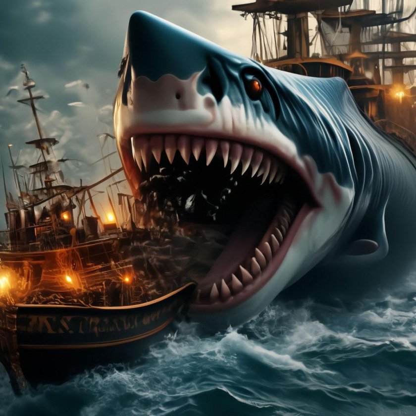 Древние акулы мегалодон