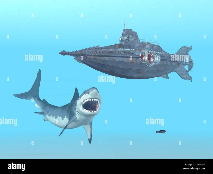 Субмарины в форме акул