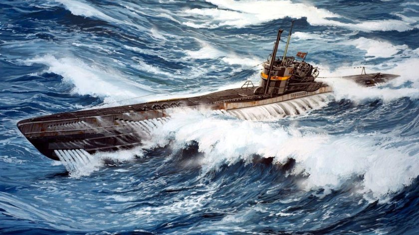 Сборная модель Revell German Submarine Type VII C/41 Atlantic Version (05100) 1:144