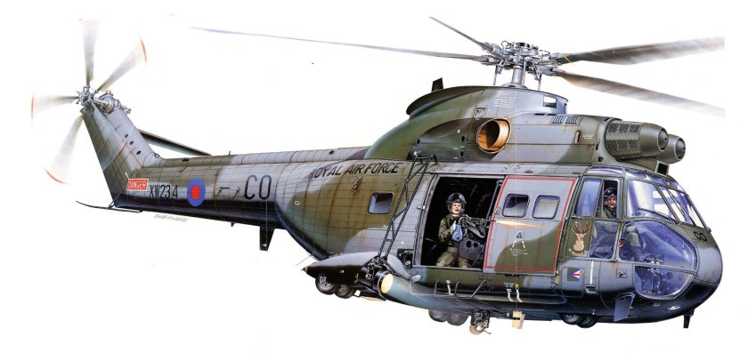 Aerospatiale as.215 super Puma фото Узбекистане