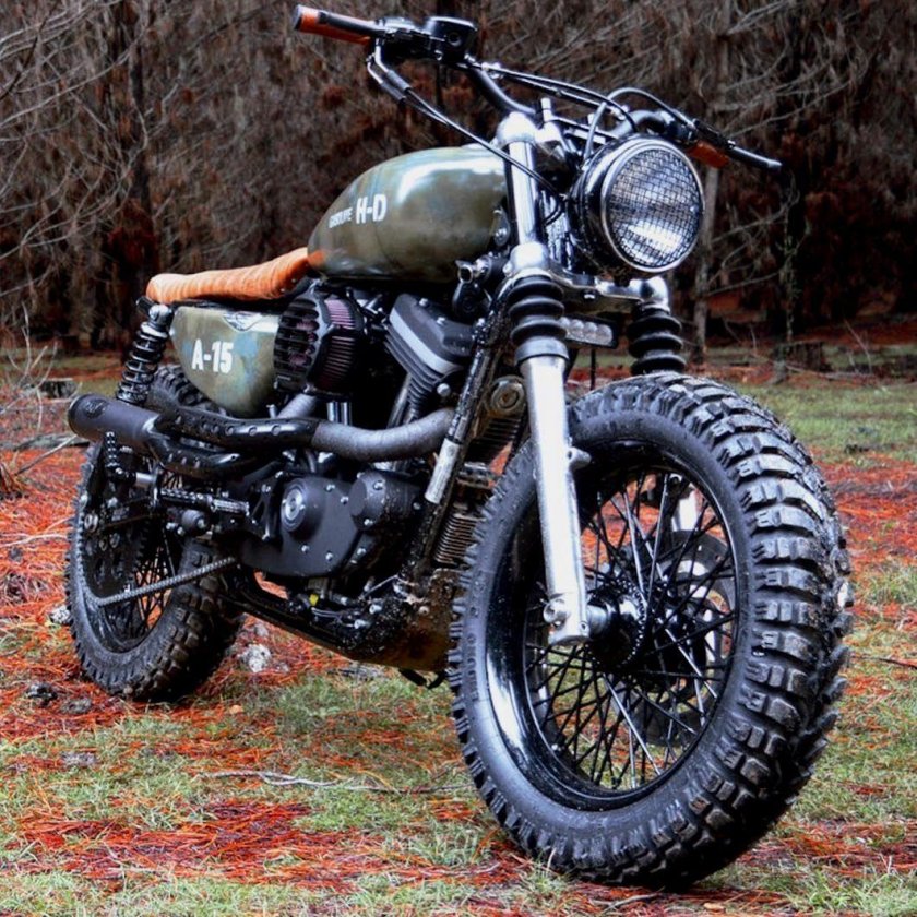 Харлей Дэвидсон скремблер