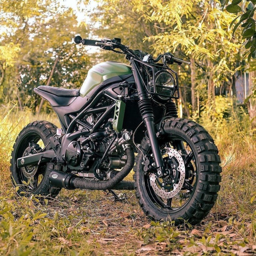 Мотоцикл скремблер