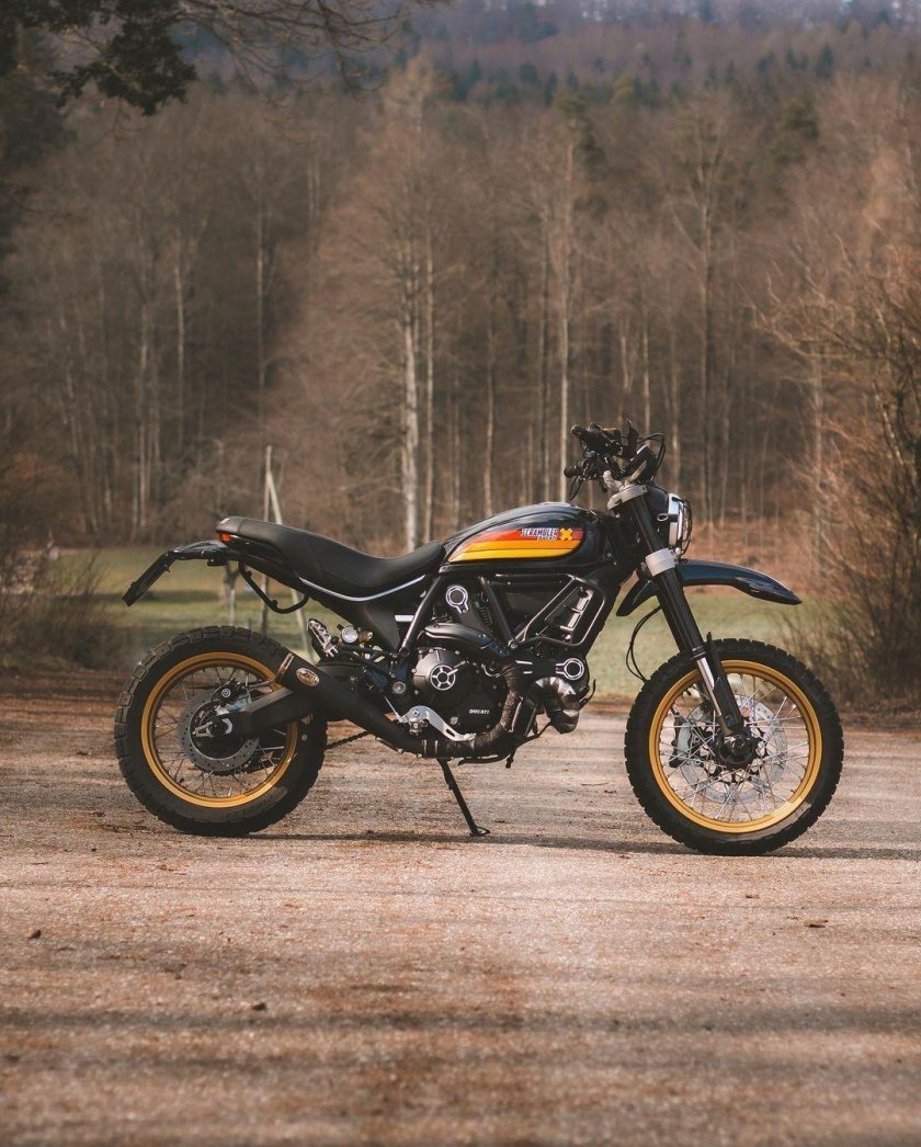 Ducati scrambler desert sled