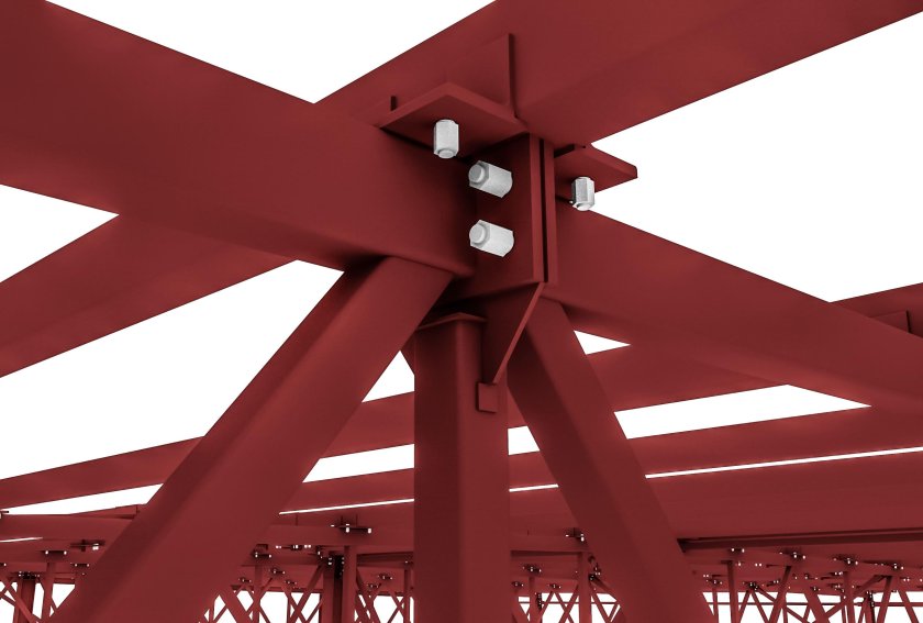 Монтажные стыки ферм Молодечно