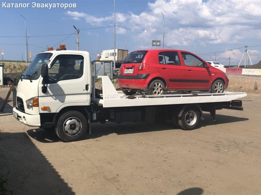 Эвакуатор Хендай HD 78 со сдвижной платформой