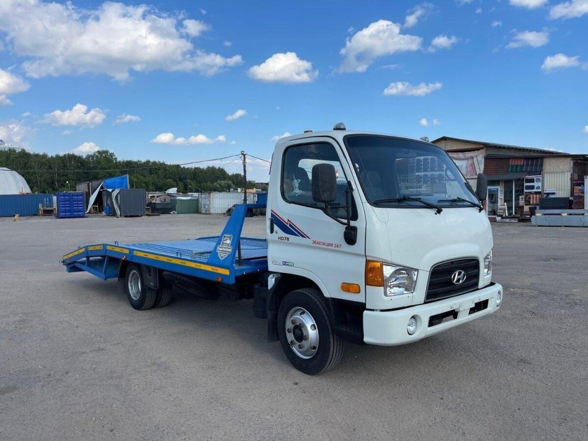 Эвакуатор hyundai hd 78