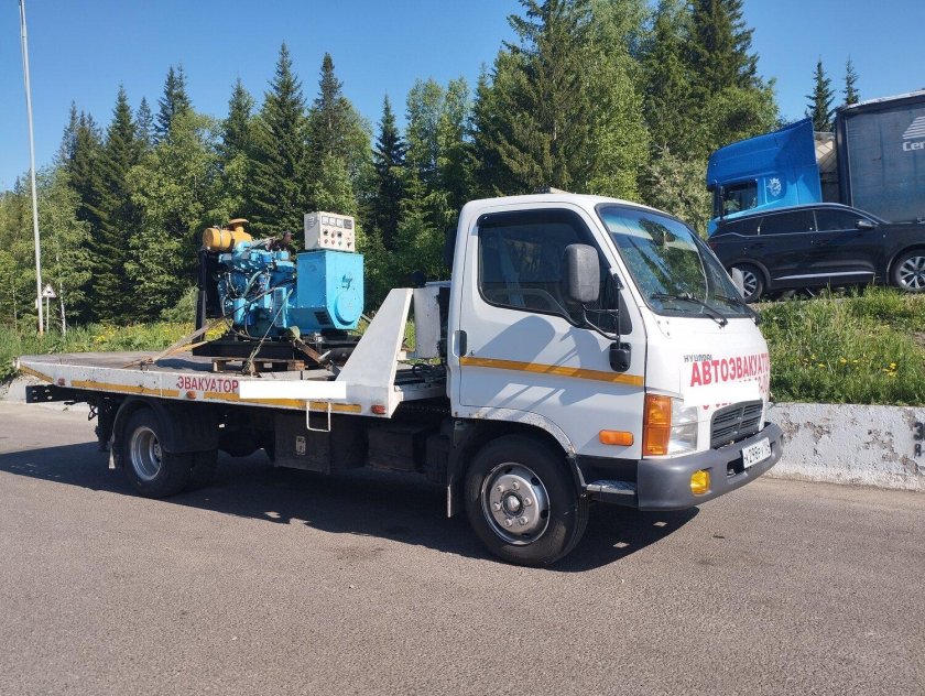 Эвакуатор hyundai hd 78