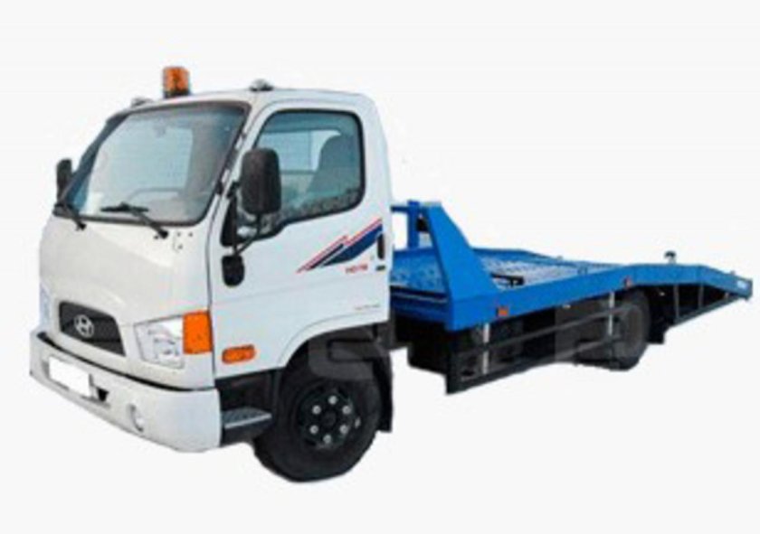 Эвакуатор Хендай HD 78 со сдвижной платформой