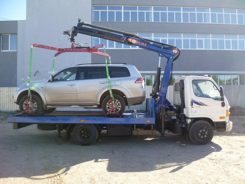 Эвакуатор манипулятор Хендай hd78