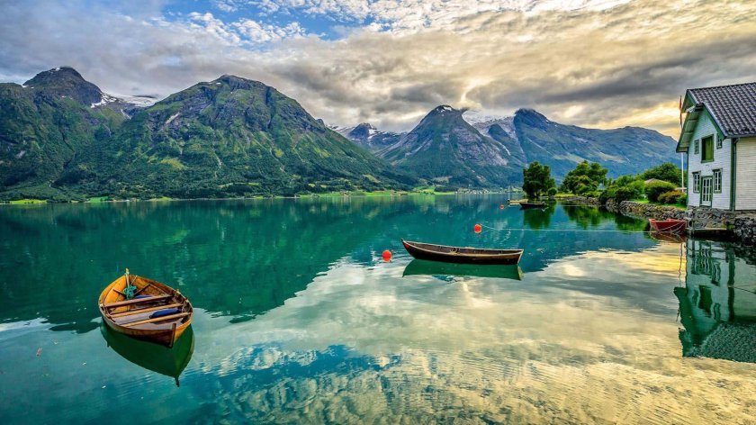 Озеро Стрюн, Норвегия