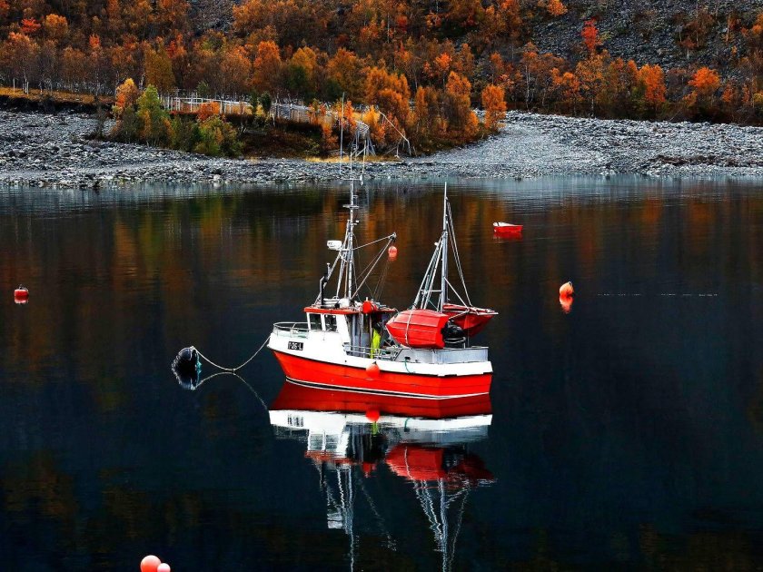Баркас в Норвегии