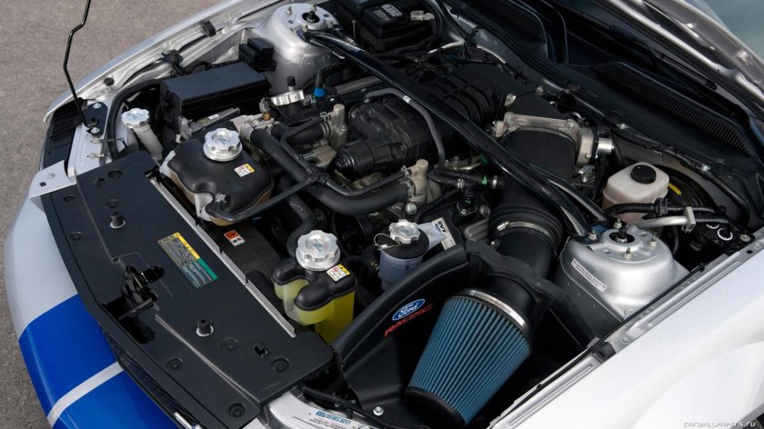Форд Мустанг gt 500 двигатель